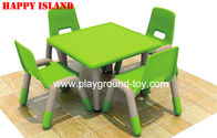 中国 輸入されたプラスチック幼稚園の教室の家具の正方形の学習のテーブル 代理店