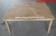 最もよい 子供の学習のための固体木の幼稚園の教室の家具のテーブル 販売