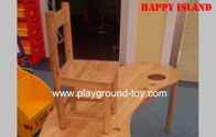 堅材の幼稚園の教室の家具、固体木の子供の椅子 販売