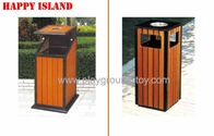 中国 マツ Solide 木製公園のゴミ箱、RHA-14804 をリサイクルするための外のゴミ箱 代理店