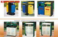 中国 電流を通されたゴミ箱は遊園地のためにリサイクルする公園のゴミ箱を引き出します 代理店