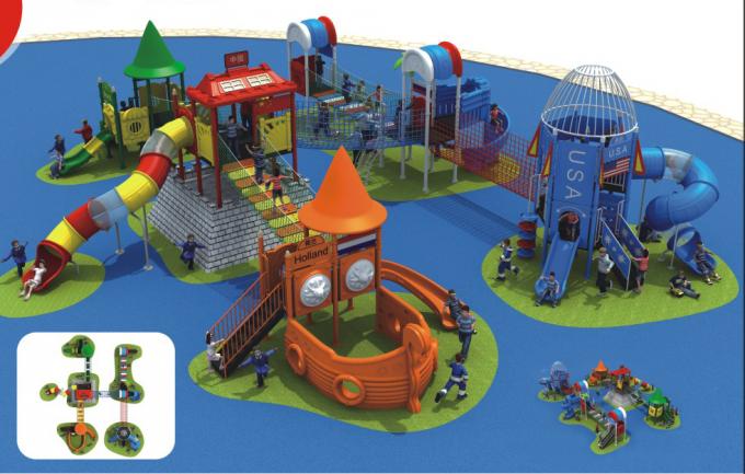 Customiezed の幼稚園のための商業子供の運動場装置