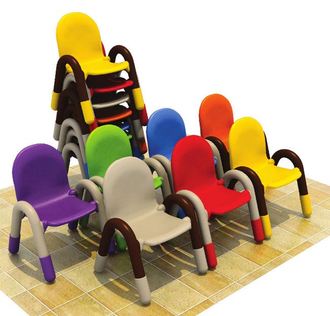 幼児期の教室の家具は椅子のプラスチック管フレーム PP のプラスチックをからかいます