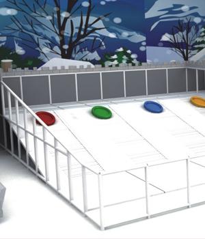 雪の城の主題の娯楽大きい子供のコマーシャル公園のための屋内運動場装置