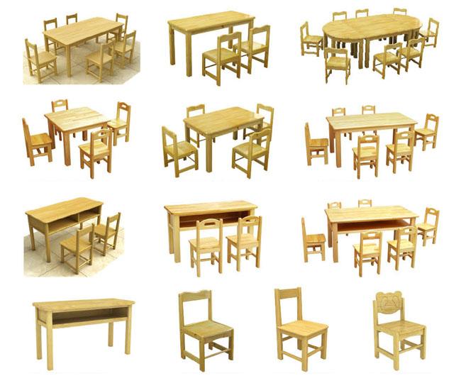 子供の学習のための固体木の幼稚園の教室の家具のテーブル